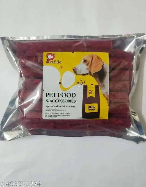 Dog Chew Munchy Stick Mutton flavour | Munchy Stick ( Mutton and Chicken | SET PET Combo of Mutton Chew Stick & Chicken Chew mix 300garm pack | PUPPY BUDDY 300gm Long-Lasting Chew Treats for Puppies & Adult Dogs - NARIX INDIA 