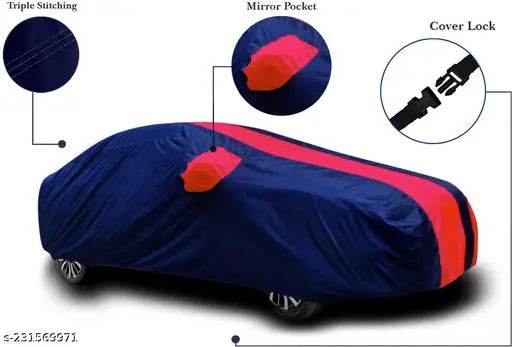 V VINTON Car Cover For Chevrolet Optra (With Mirror Pockets) (Multicolor) - NARIX INDIA 