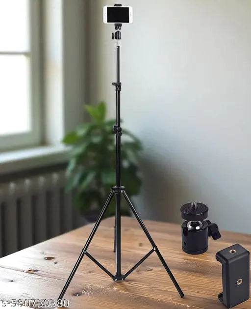 Miranj Lightweight & Portable 7 Feet Aluminum Alloy Studio Light Stand For Video| Photo Black Tripod (, Supports Up to 10000 g) - NARIX INDIA 