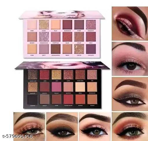 Makeup Kit Combo Of Multicolor 2 Eyeshadow with Different Shades Pack of 2 . - NARIX INDIA 