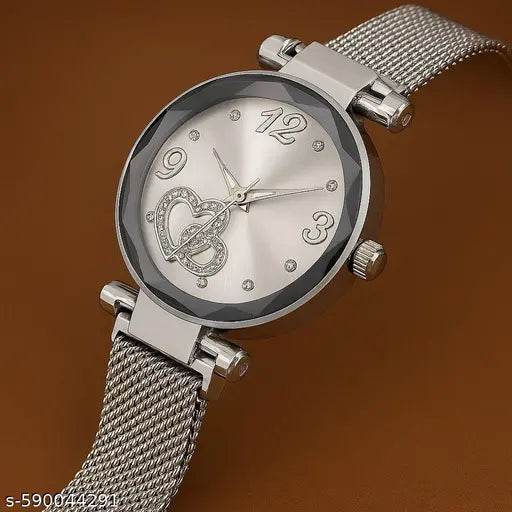 PREMIUM MAGNETIC STRAP GIRL/WOMEN FANCY MAGNET WATCH - NARIX INDIA 