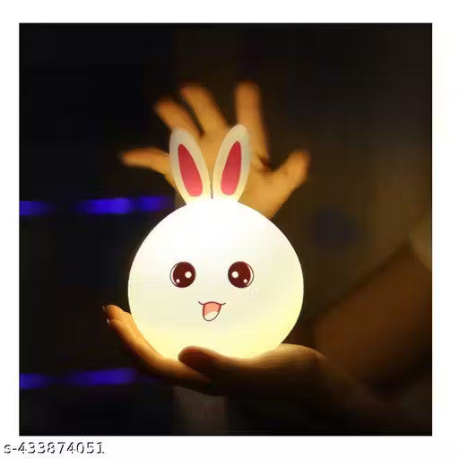 VRTREND Rabbit Lamp Touch Dimming Bedside Lights Bunny Lamp Tap Lights Kids Night Lights Nursery Night Light Touch Light Kid Night Light (PACK OF -1) - NARIX INDIA 