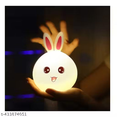 VRTREND Rabbit Lamp Touch Dimming Bedside Lights Bunny Lamp Tap Lights Kids Night Lights Nursery Night Light Touch Light Kid Night Light (PACK OF -1) - NARIX INDIA 