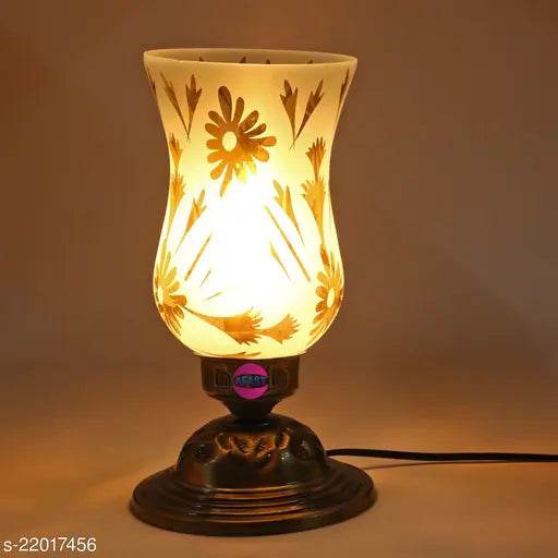 Afast New Stylish Designer Decorative Metal Table Lamp With Hand Decorative Colorful Glass Shade For Magical Lighting Effect - NARIX INDIA 