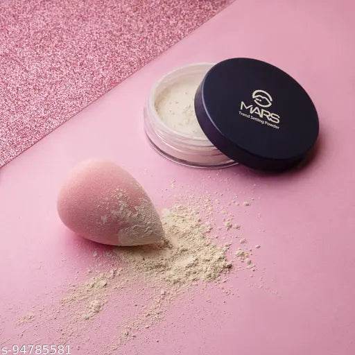 MARS High Definition Ultra Fine Matte Loose Powder Compact (Soft Light, 8 g) - NARIX INDIA 