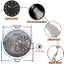 Chonograph Date Display Radium Dial Analoge Magnetic Belt Watch for Men S_18045 - NARIX INDIA 