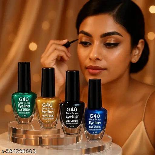 Waterproof Eyeliner Set of 4 – Long Lasting, Smudge Proof Eye Makeup Kit - NARIX INDIA 
