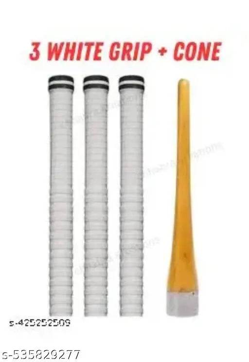Cricket Bat Grip Combo Pack – Grip Applicator + 3 White Grips + 1 Mallet - NARIX INDIA 