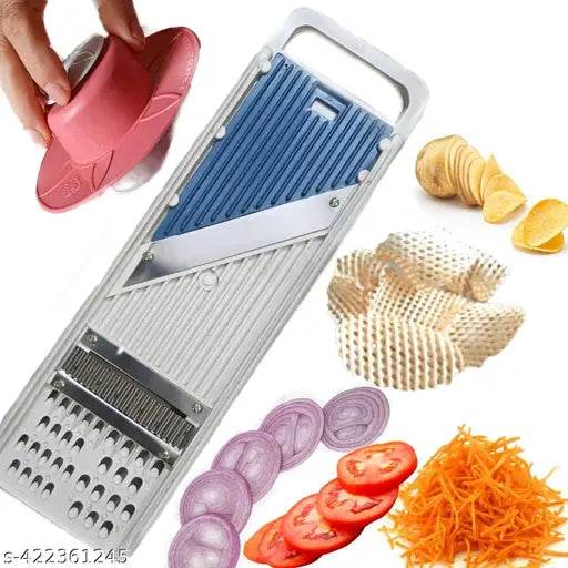 Multifunctional Vegetable Cutter & Chopper - Mandoline Slicer, Onion Chopper, Potato Chips Cutter - NARIX INDIA 