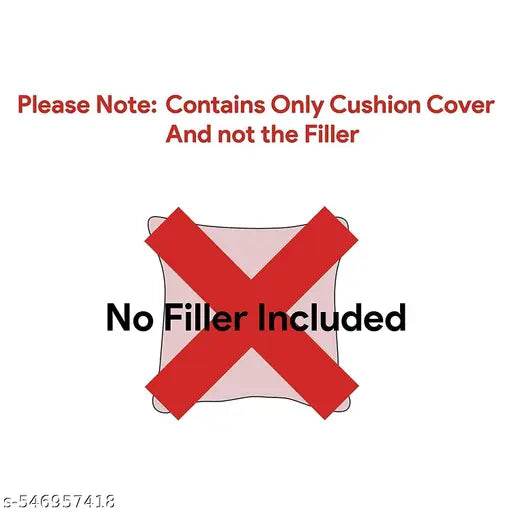 SAI LOOM Glace Cotton Cushion Cover 16 X 16 Inches - Multicolor Sofa Sqaure Pillow Covers Set Of 5, (40 X 40 Cm). - NARIX INDIA 
