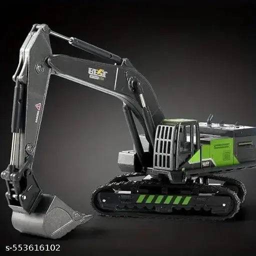 LIPSA TOYS Die cast Metal Excavator Construction Vehicle with All Moving Parts Friction Powered Inertia Toys Pretend Play Toy Trucks Building Vehicles for Kids 3 Years - NARIX INDIA 