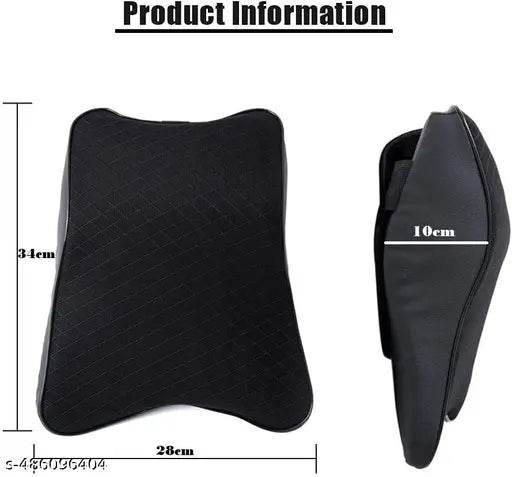 Car Seat Headrest Neck Rest Cushion, Car Neck Pillow Durable 100% Pure Memory Foam Neck Pillow With Breathable Removable Cover, Comfortable Ergonomic & Neck Pain Relief (1 PC) - NARIX INDIA 