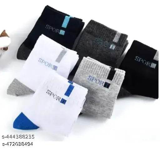 Pack Of 5 Premium Quality Daily Wear Ankle Length Cotton Socks . - NARIX INDIA 