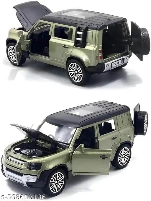 Range Rover Defender | Openable Doors & Bonnet for Kids & Collectors | Alloy Metal Car Toy | Perfect for Play & Display Multicolor (Color as Available) - NARIX INDIA 