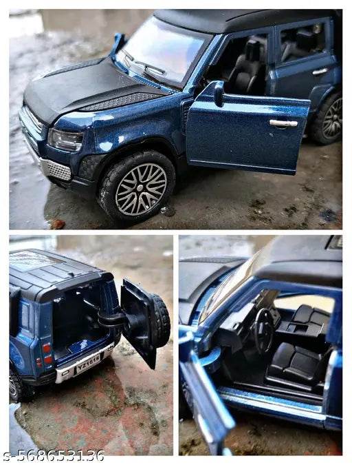 Range Rover Defender | Openable Doors & Bonnet for Kids & Collectors | Alloy Metal Car Toy | Perfect for Play & Display Multicolor (Color as Available) - NARIX INDIA 