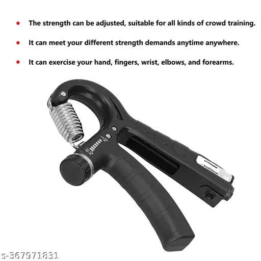 VATSMART Exercise Tool Hand Gripper - Hand Gripper 60 kg with Counter | Forearm Exercise Equipment Adjustable | Handgripper Forearm Grip for Men Gym (Adjustable w Counter) - NARIX INDIA 