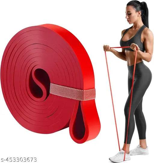 Quickfit Pull Up Assist Stretching - Mobility and Powerlifting Band Resistance Tube - NARIX INDIA 