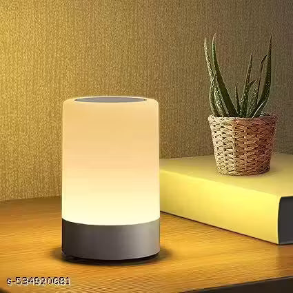 Touch Control LED Table Lamp For Decoration Rotating 360 Degree Moon Night Light Lamp Remote & Touch Control Night Light with 3-Color Dimmable Brightnesss and USB Cable, Lamp for Kids Room, Night Bulb, Cople Bedroom, Diwali décor, Home decor - NARIX INDIA 