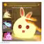VRTREND Rabbit Lamp Touch Dimming Bedside Lights Bunny Lamp Tap Lights Kids Night Lights Nursery Night Light Touch Light Kid Night Light (PACK OF -1) - NARIX INDIA 
