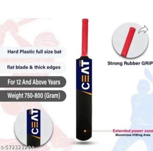 CEAT Cricket Bat | Hard Plastic Bat Full Size | Tennis Cricket Bat For Adults | Heavy Duty Fiber Bat | Tournament-Standard Quality With Enhanced Durability & Comfort Grip (Black) - NARIX INDIA 
