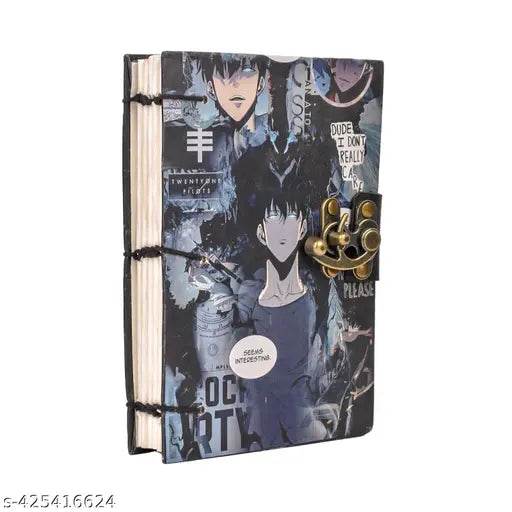 Printed Ben 10 Diary Notebook With Lock Clasp For Gift/Office Use (5*7 Inch,200 Pages) A5 Diary Unruled 200 Pages (Animated Multicolor) - NARIX INDIA 