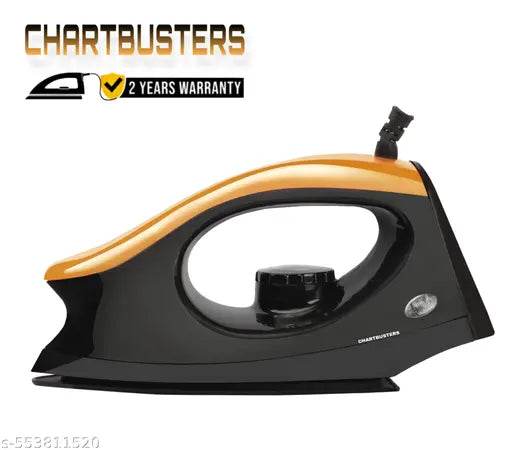 CHARTBUSTERS Fabri Press CB-0008 750 W Dry Iron ( GOLDEN/BLACK ) RADHE RADHE - NARIX INDIA 