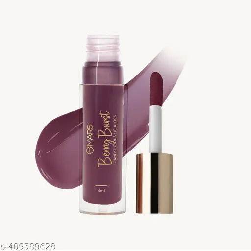 MARS Candylicious Colored Lip Gloss for Women | Hydrating & High Shine | Lightweight Weight & Comfortable | Non-Sticky | Enriched with Vitamin-E (4.0ml) ( 12-BERRY BURST ) - NARIX INDIA 