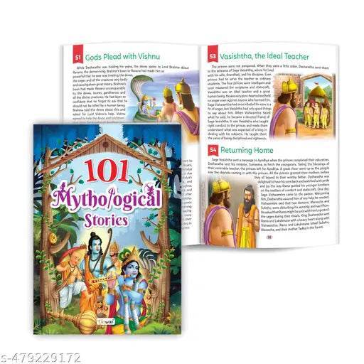 101 Mythological Stories (Paperback) : Timeless Stories for Children, Story Books for Kids, Mythological stories for kids, English Short Stories for Ages 3-12 - NARIX INDIA 