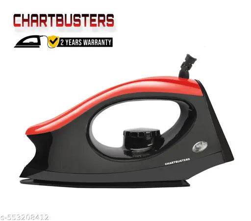 CHARTBUSTERS Fabri Press CB-0008 750 W Dry Iron ( RED/BLACK ) RADHE RADHE - NARIX INDIA 