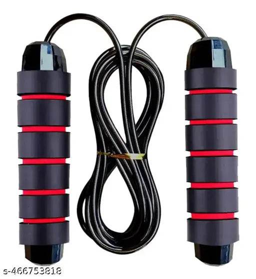 BOLDDISH Adjustable Jumping Rope Workout with Memory Foam Handles, Tangle-Free Skipping Rope with Ball Bearing, Weighted Jump Rope for Exercise Fitness, Speed Jumping Rope for Women Men Kids - NARIX INDIA 