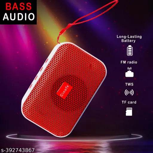 Mega Bass MINI Portable Wireless Bluetooth Premium Speaker 5 W Portable Bluetooth Party Speaker - NARIX INDIA 