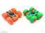 MIHAR (Pack of 2 Multicolor) Double-Sided Mini Tumbling Toy Fun Car - NARIX INDIA 
