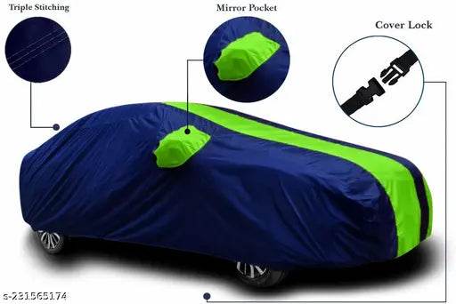 V VINTON Car Cover For Maruti Suzuki Zen (With Mirror Pockets) (Multicolor) - NARIX INDIA 