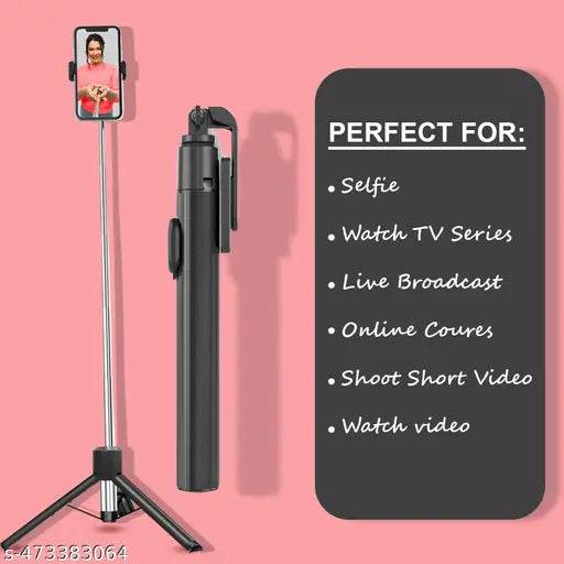 Super Extendable Selfie Stick with BT Remote Tripod stand - NARIX INDIA 