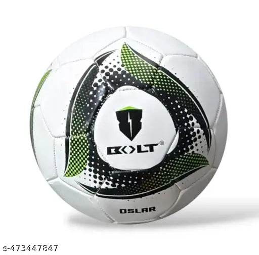 BOLT Oslar Football Professional Match Foot Ball Training Football Size 5 Original for All Ages Group PVC Stitched Standard Sports Football for Ground, Grass, Turf Football with Pin - Multicolor Size 5 - NARIX INDIA 