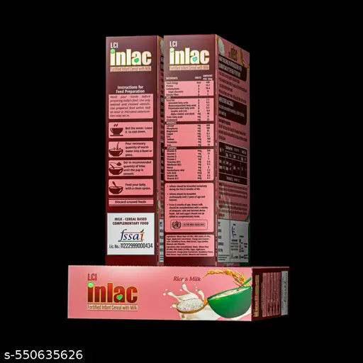 INLAC RICE & MILK, FORTIFIED INFANT CEREAL WITH MILK ( FROM 6MONTHS TO 24 MONTHS) - NARIX INDIA 