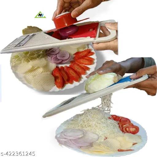 Multifunctional Vegetable Cutter & Chopper - Mandoline Slicer, Onion Chopper, Potato Chips Cutter - NARIX INDIA 