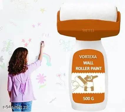 Coziess Wall Repair Roller Paint Multifunctional White Paint Roller for Wall Painting Water Based Latex DIY Wall Rolling Paint for Wall Repair Rolling Brush Wall Paint Tool for Cracks & Stains (500g) - NARIX INDIA 
