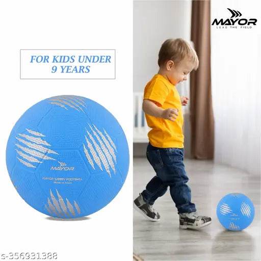 Mayor HomePlay Football For Kids For Age Group Below 9 Years Football - Size: 3 (Blue) - NARIX INDIA 