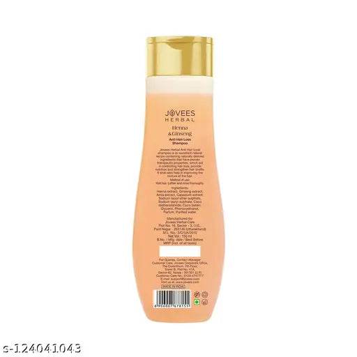 Henna & Ginseng Anti Hair Loss Shampoo | For Hair Growth & Hair Fall Control With Henna , Ginseng & Amla Extract | For All Hair Type 150 ml - NARIX INDIA 