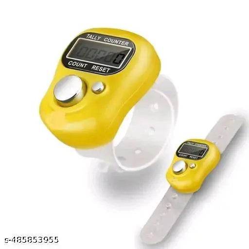 ( Multicolour) Digital Hand Finger Tally Counter Finger Ring Tasbih Jaap Maala Digital tally Counter (Set of 2 ) - NARIX INDIA 