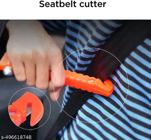 Car Accessrise Emergency Seat Belt Cutter and Window Hammer - NARIX INDIA 