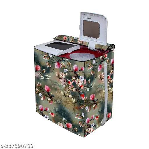 LoomStar Semi Automatic Washing Machine Cover for upto 8.5 Kg Capacity Size Lxbxh- 32x19x38.5 Inches - NARIX INDIA 