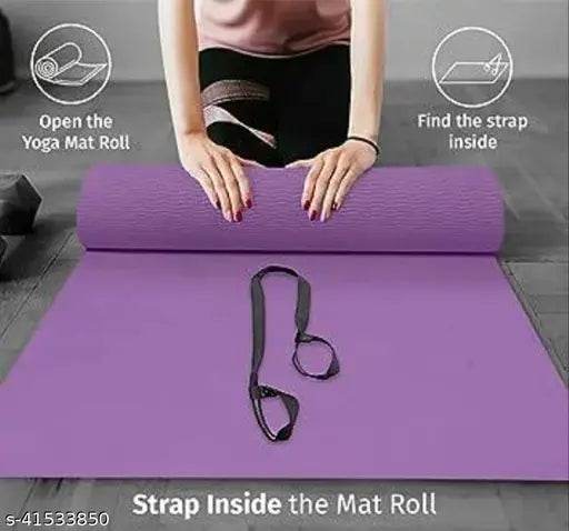 4MM YOGA MAT FOR MEN AND WOMEN WITH CARRY STRAP - NARIX INDIA 