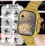 C9 Ultra Gold Edition With Sports Mode Golden SmartWatch for Businessman Music Smartwatch - NARIX INDIA 