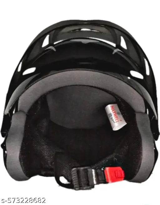 TIGER ONE Open Face Helmet ISI Marked strap for Men & Women Bike & Scooty Riding Motorbike Helmet - NARIX INDIA 