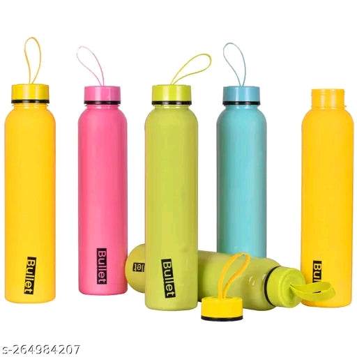 Colorful water bottle for Fridge set of 6 - NARIX INDIA 