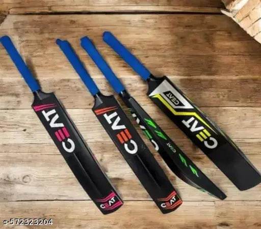 CEAT Cricket Bat | Hard Plastic Bat Full Size | Tennis Cricket Bat For Adults | Heavy Duty Fiber Bat | Tournament-Standard Quality With Enhanced Durability & Comfort Grip (Black) - NARIX INDIA 