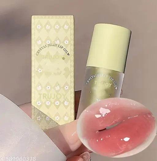 TRUJOY Lip Oil Korean crystal jelly lip oil pack of 1 Crystal Jelly Lip Oil in Creamy Sweet Avocado – Nourishing, Glossy, and Fresh Avocado Lip Care for Smooth, Soft, Hydrated Lips with a Creamy, Natural Finish (Avocado) - NARIX INDIA 