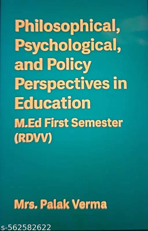 M.Ed First Semester Book - NARIX INDIA 